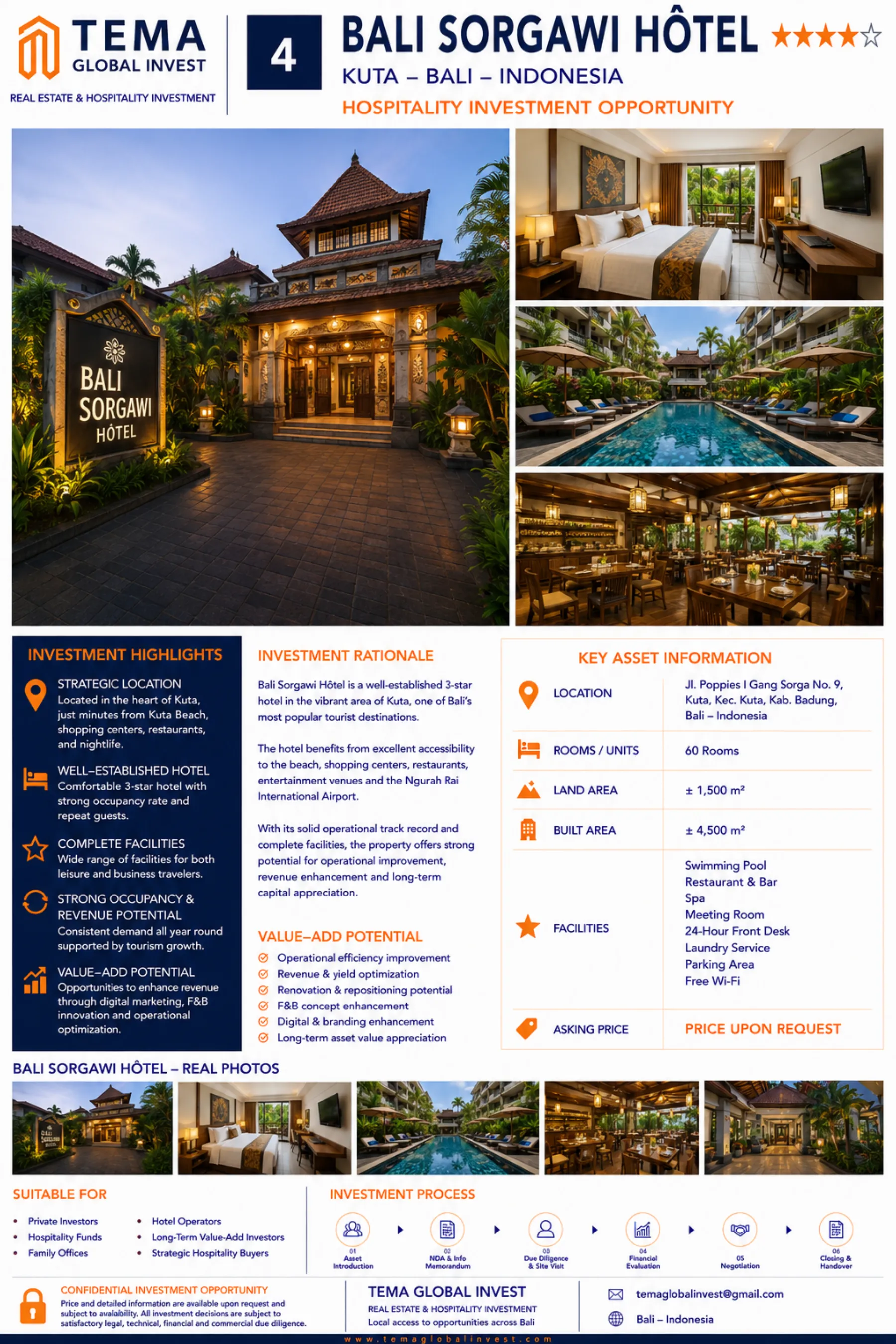Bali Sorgawi Hotel — visuel 1 du dossier vendeur