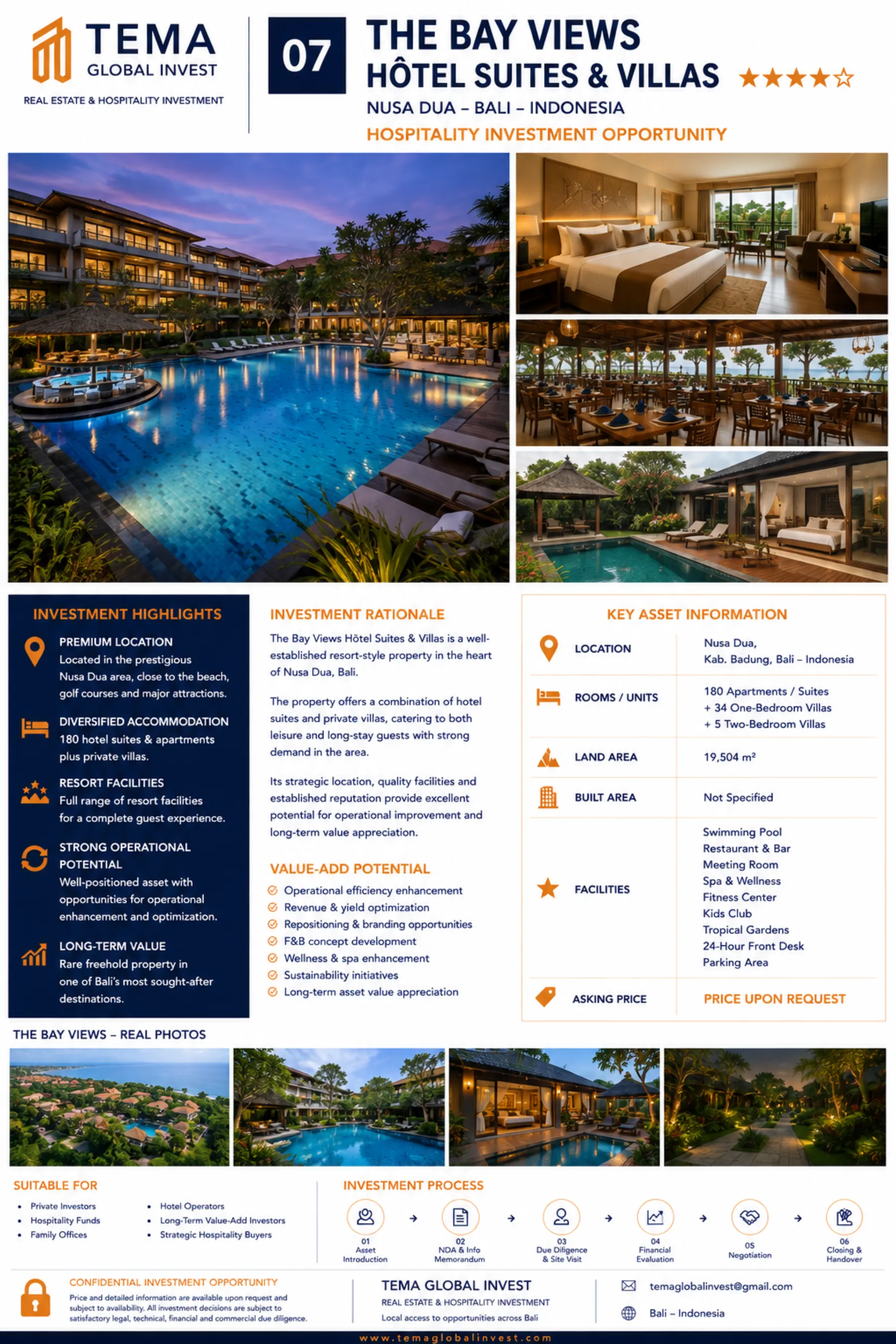The Bay Views Suites & Villas — visuel 1 du dossier vendeur