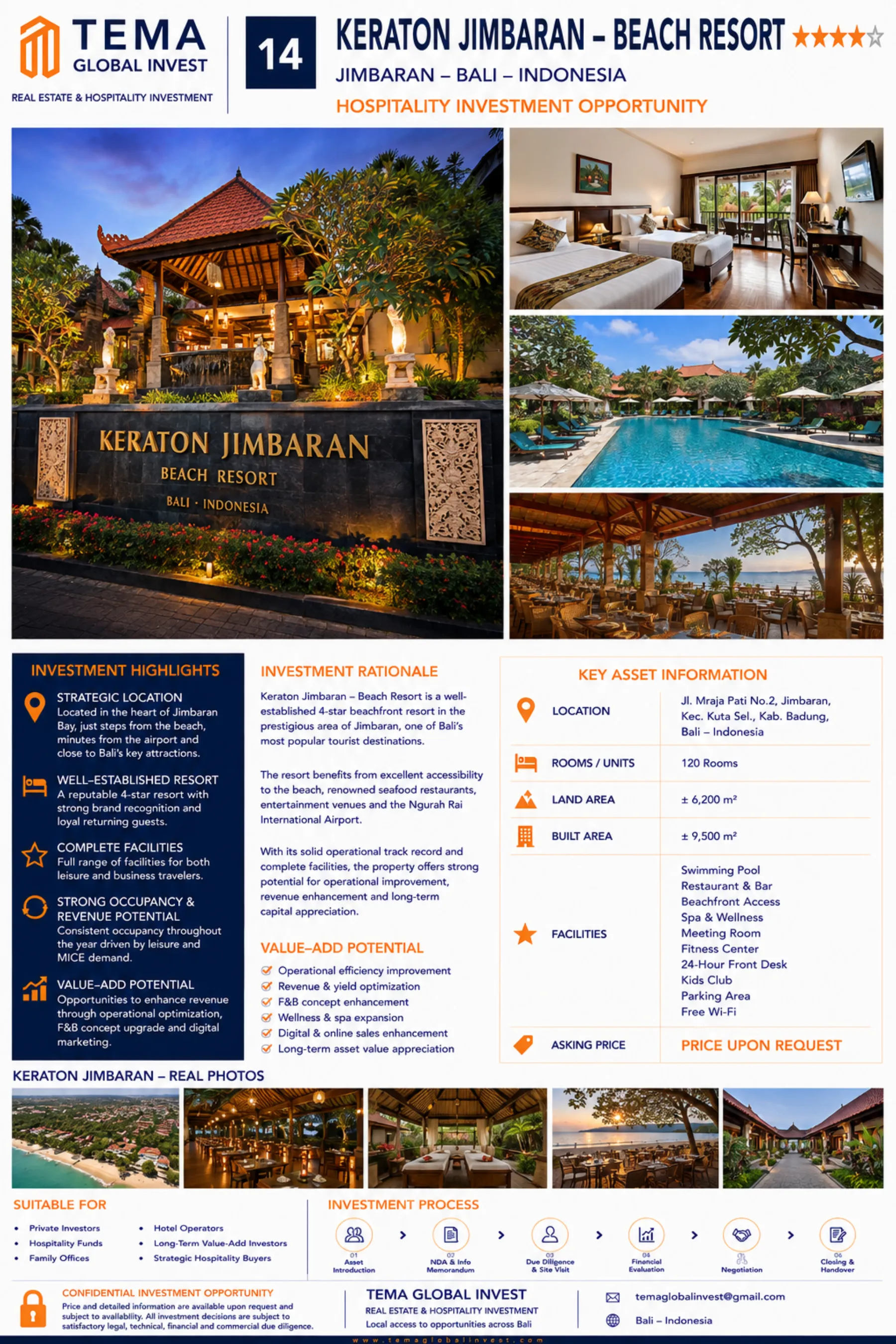Keraton Jimbaran Beach Resort — visuel 1 du dossier vendeur