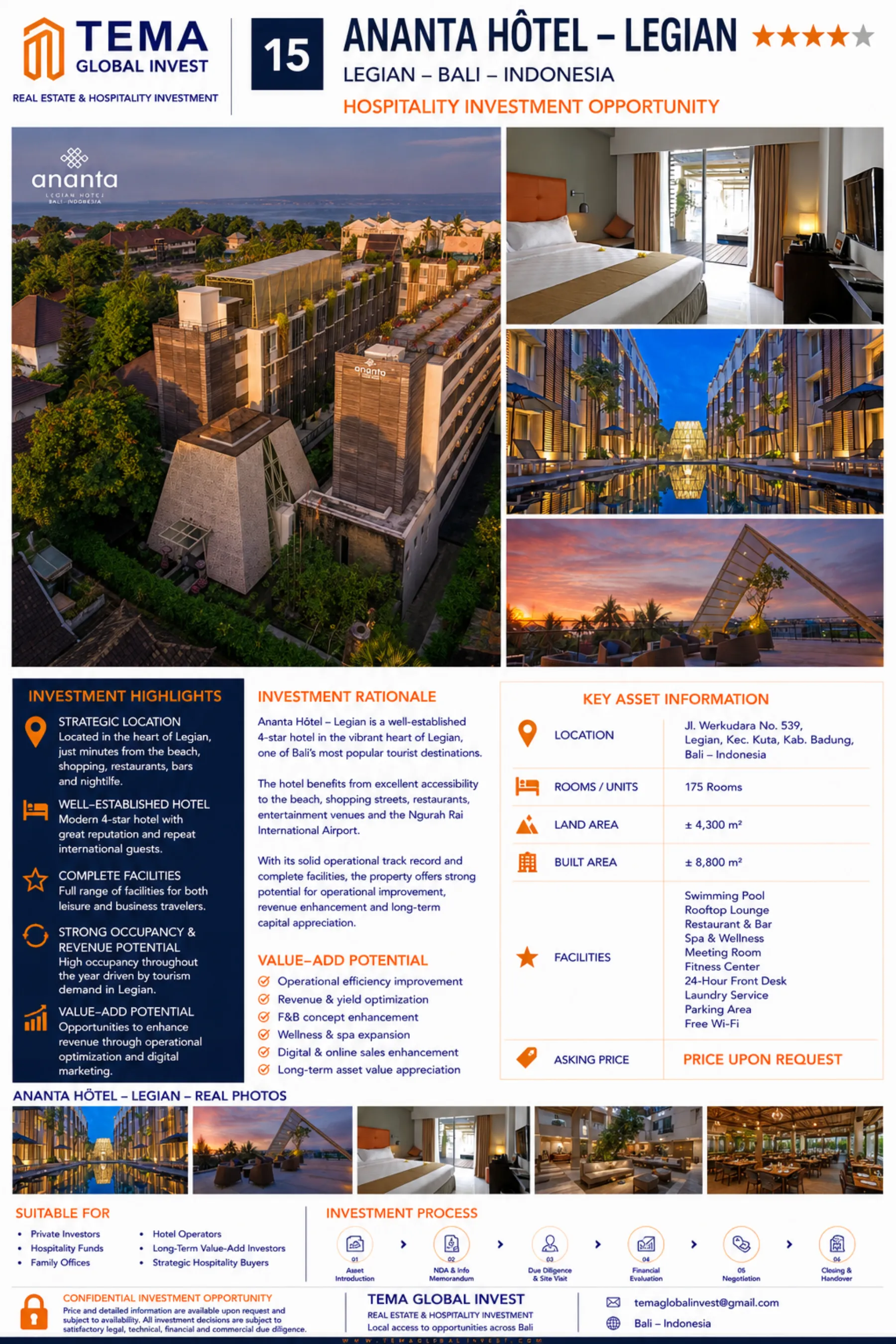 Ananta Hotel – Legian — visuel 1 du dossier vendeur