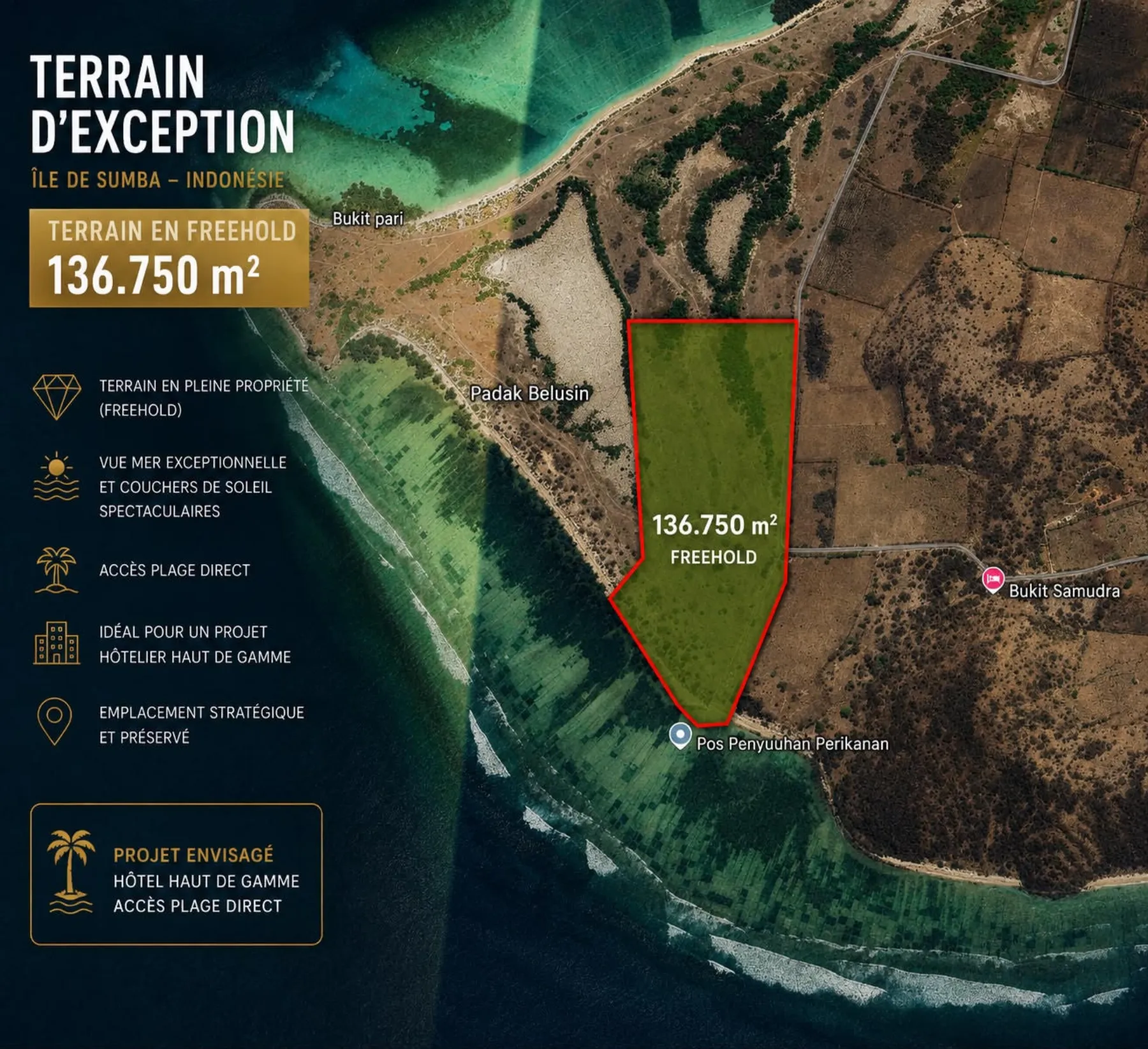 Sumbawa – Terrain 13,675 ha — visuel 5 du dossier vendeur