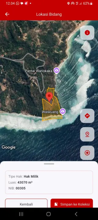 Sumba – Terrain 4,3 ha